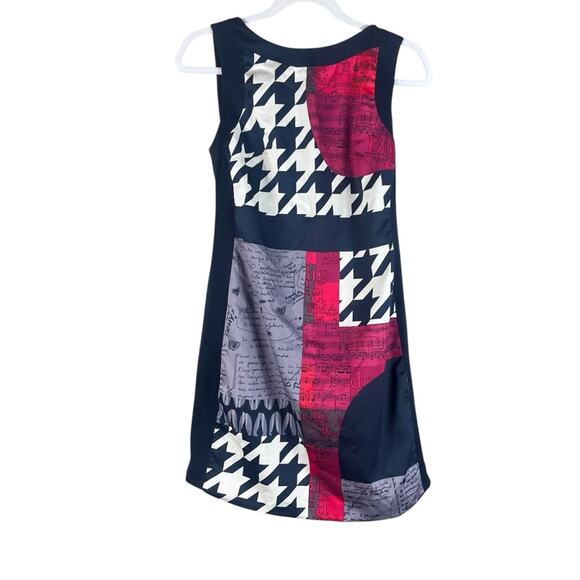 Desigual Delia Abstract Mini Sheath Cocktail Dress Y2K Twee Artsy EU 40 (8/10) - Picture 2 of 12
